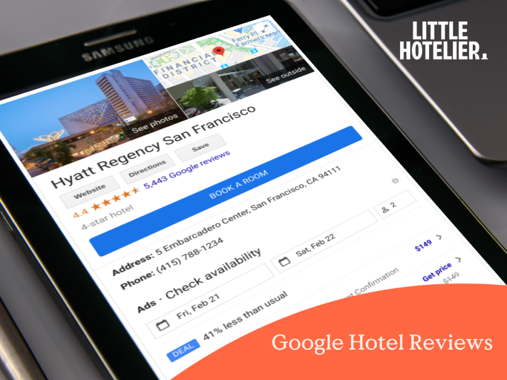 google hotel reviews